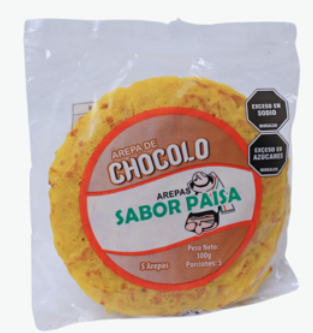 Arepa tipo chócolo